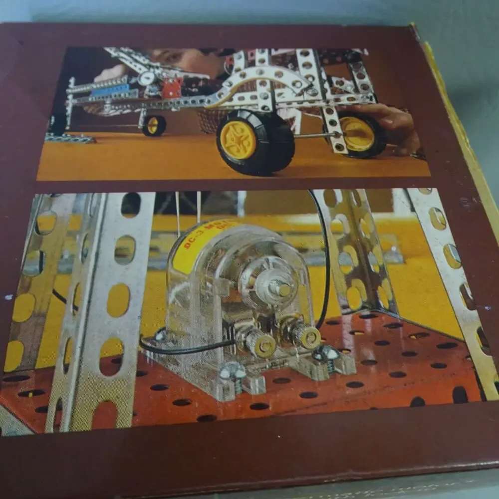Vtg Gabriel Powermatic Motorized Erector Set #36144 Metal Building Toy